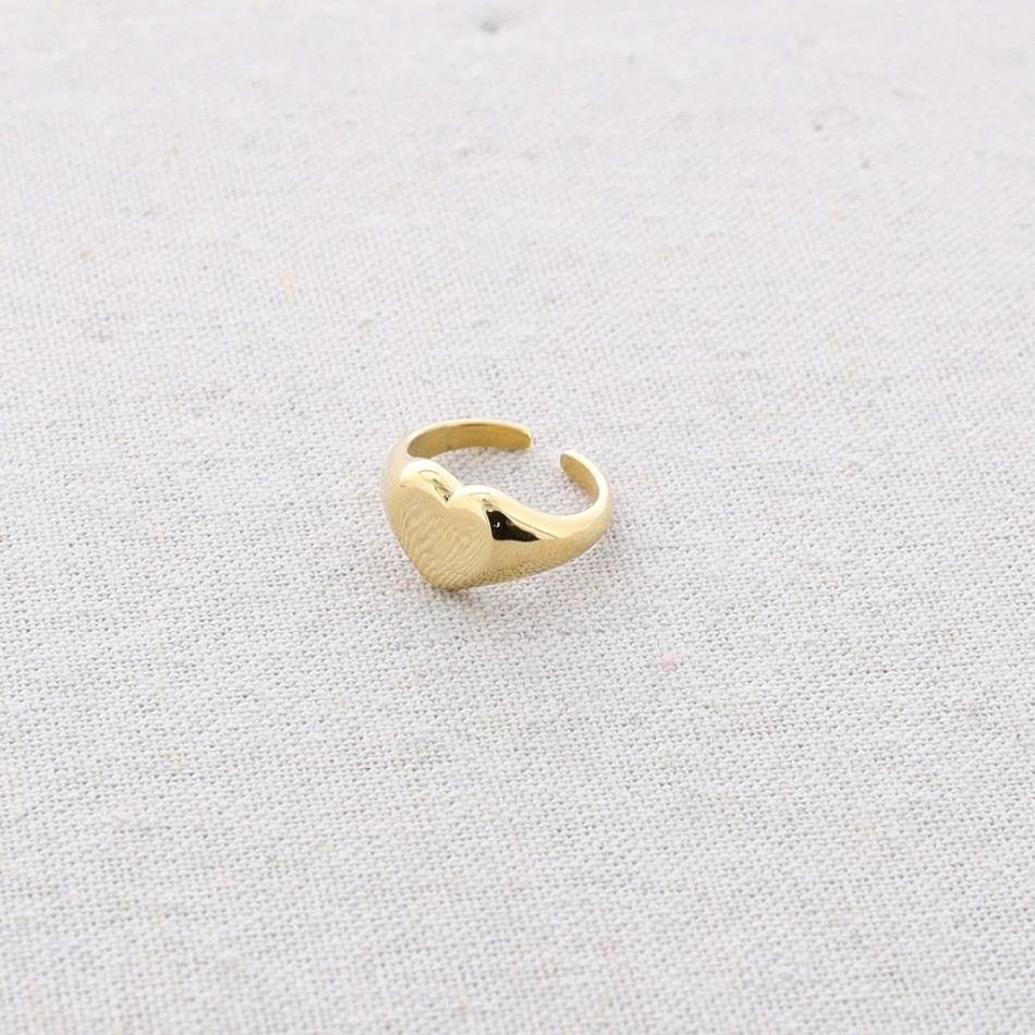 HEART STEEL RING