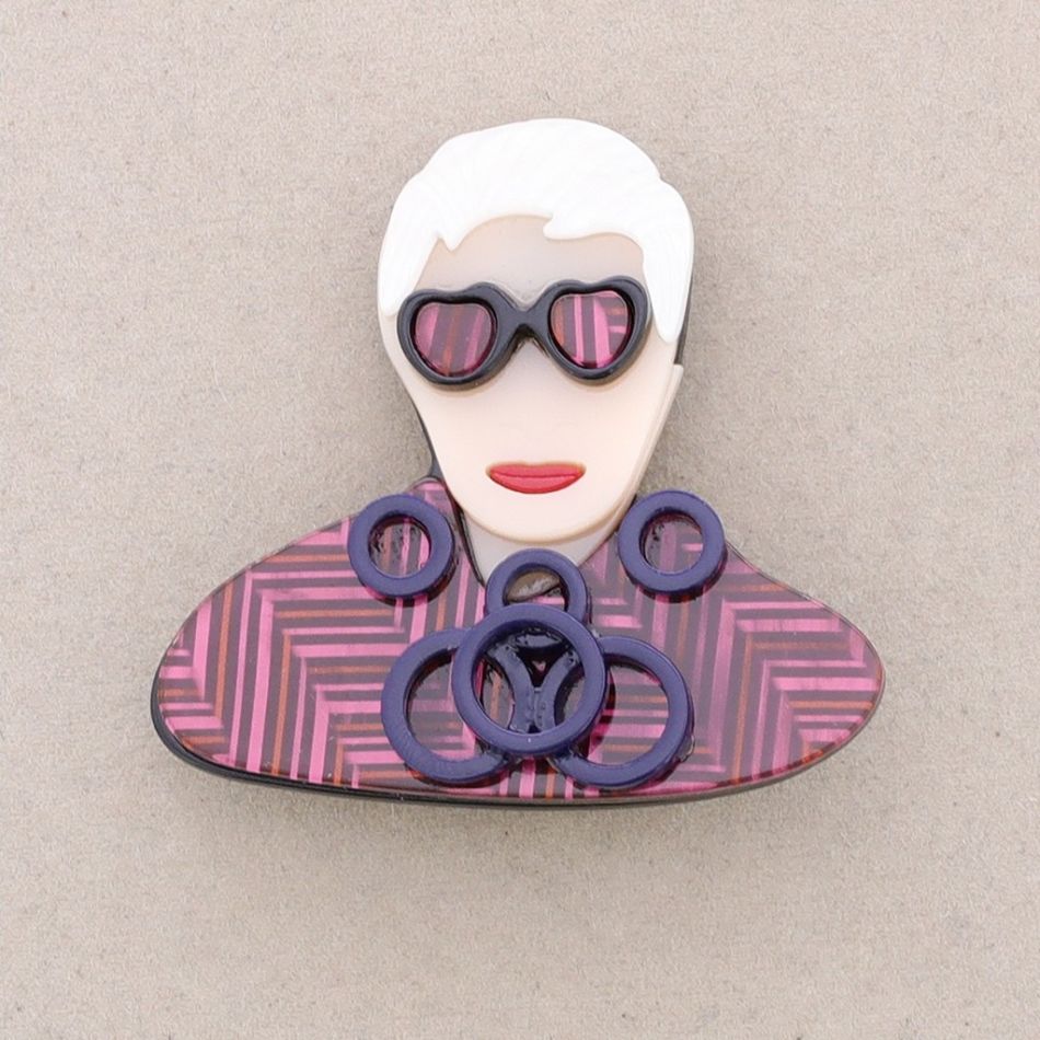 RESIN CHARACTER BROOCH
