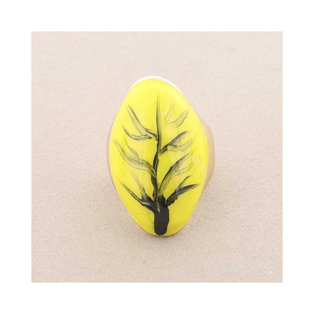 PAINTED ENAMEL METAL RING