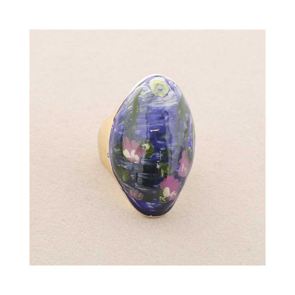 PAINTED ENAMEL METAL RING