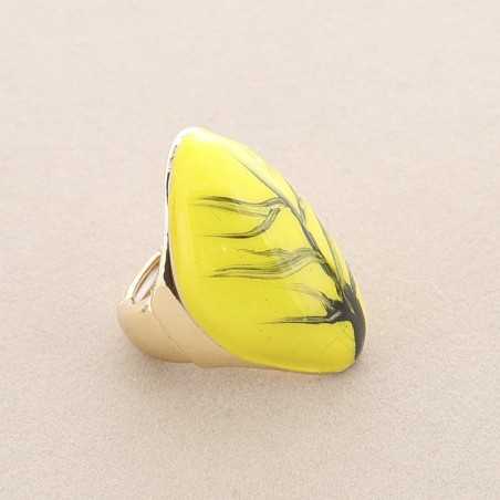 PAINTED ENAMEL METAL RING