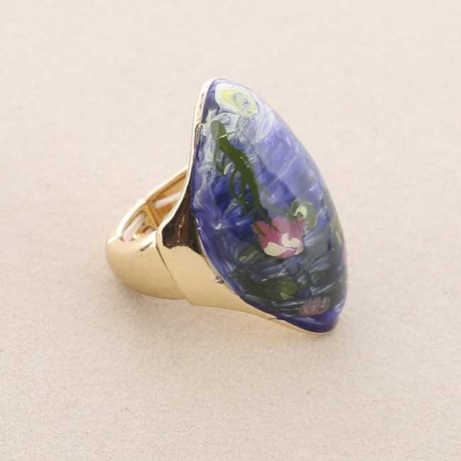 PAINTED ENAMEL METAL RING