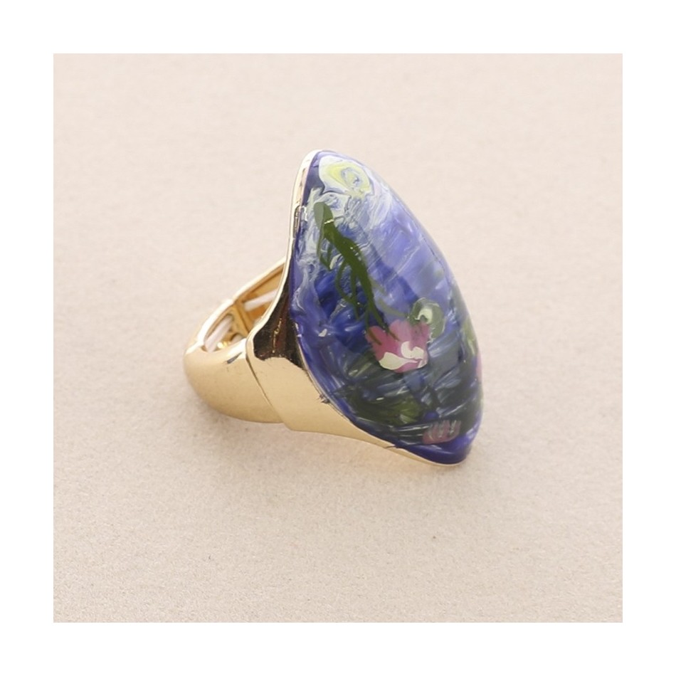 PAINTED ENAMEL METAL RING