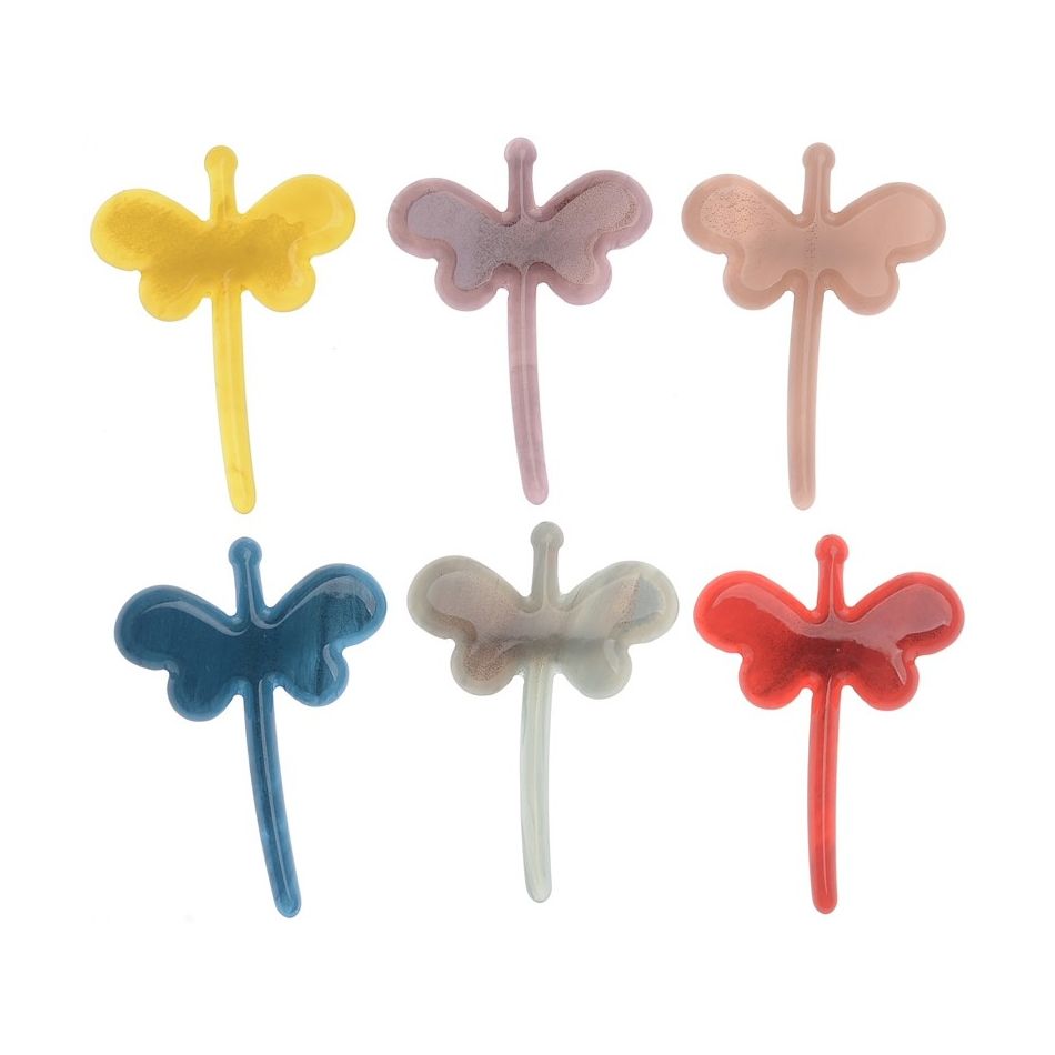 RESIN DRAGONFLY BROOCH