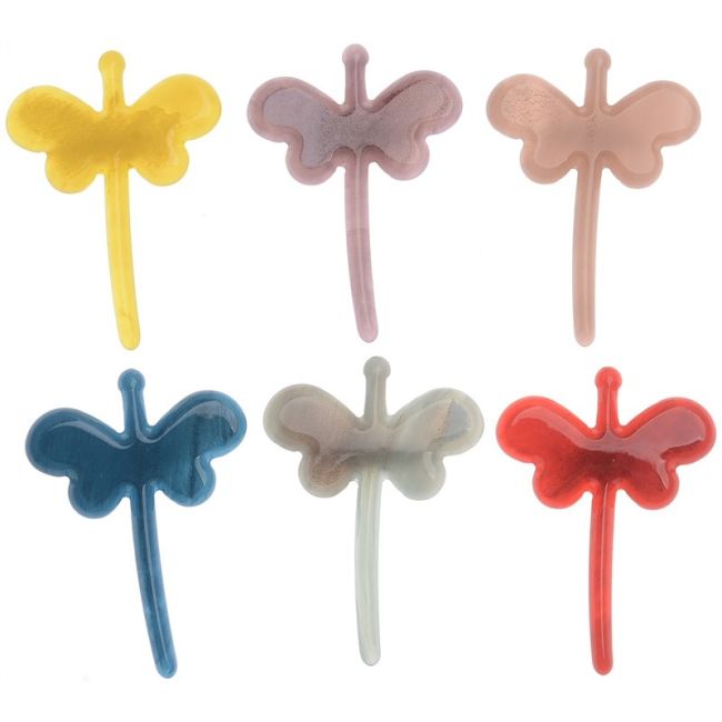 RESIN DRAGONFLY BROOCH