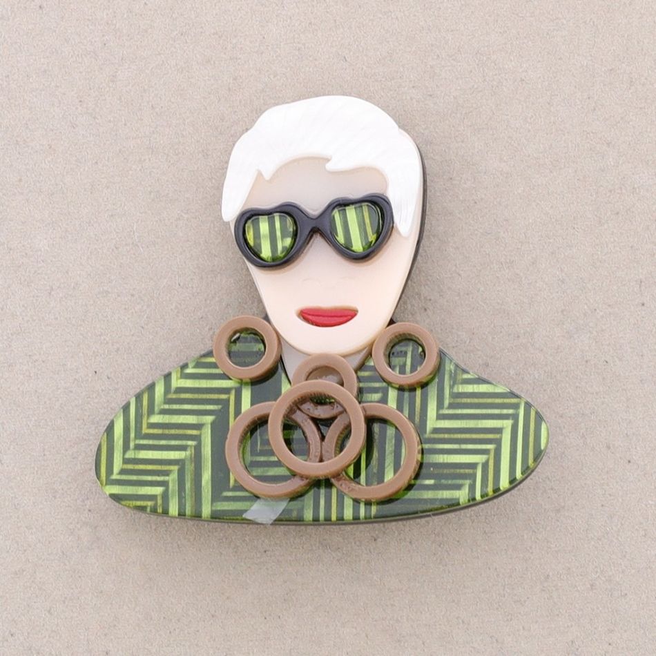 RESIN CHARACTER BROOCH