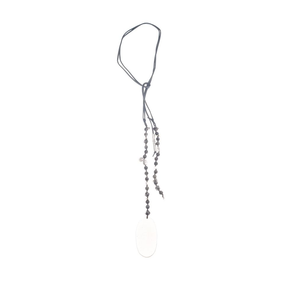 LONG NECKLACE EXTREMES METAL STONES