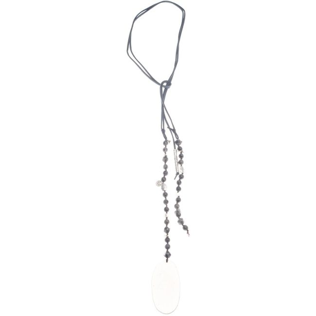 LONG NECKLACE EXTREMES METAL STONES