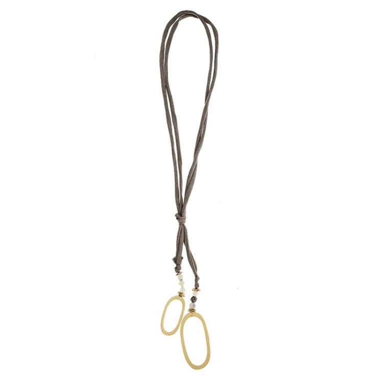 LONG NECKLACE WITH METAL RINGS