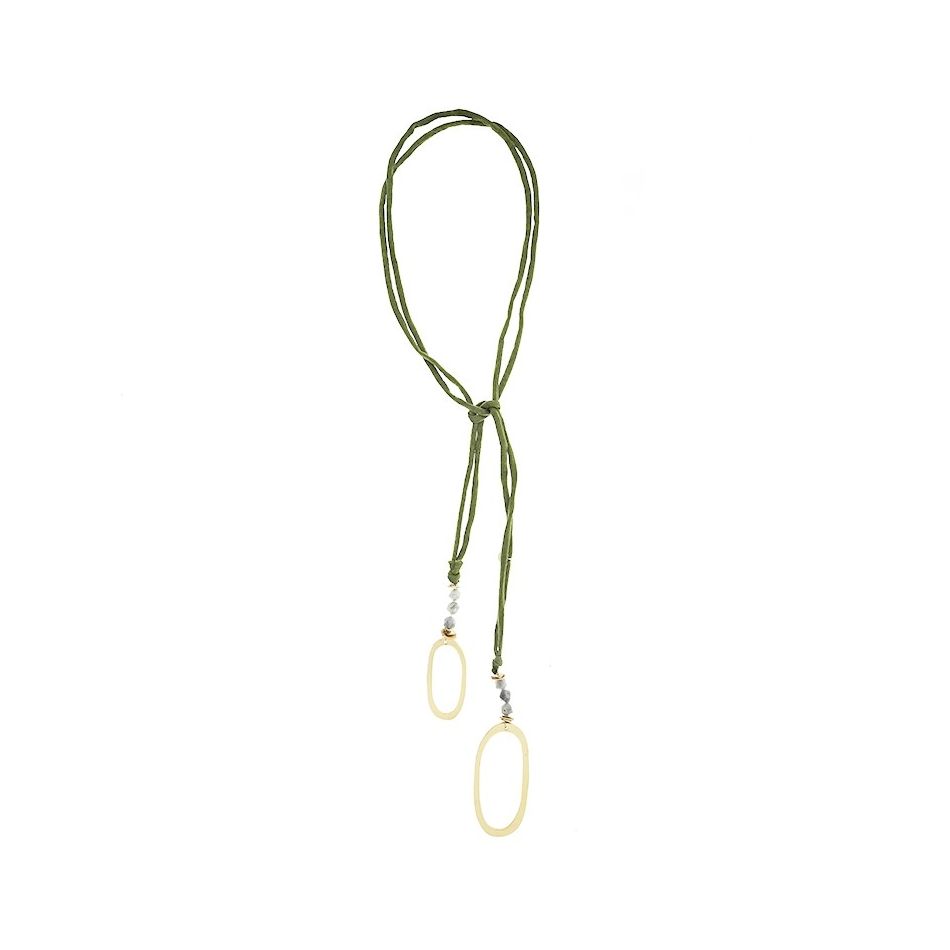 LONG NECKLACE WITH METAL RINGS