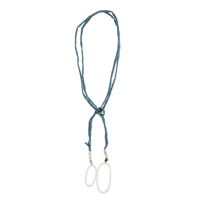 LONG NECKLACE WITH METAL RINGS
