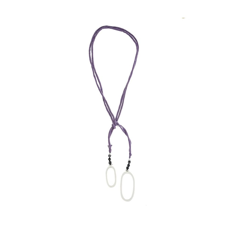 LONG NECKLACE WITH METAL RINGS