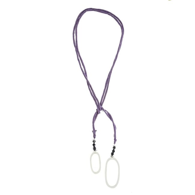 LONG NECKLACE WITH METAL RINGS