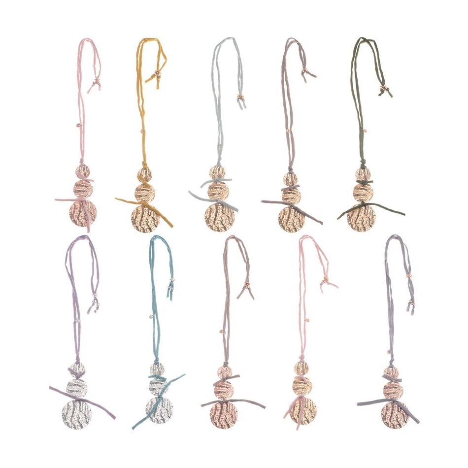 METAL TRIPLE MEDALLION LONG NECKLACE