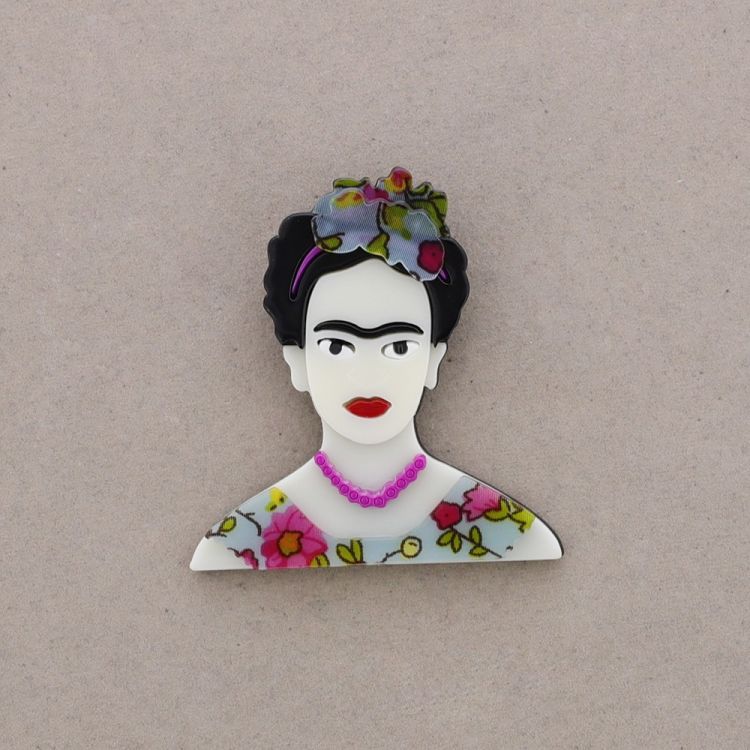 FRIDA RESIN BROOCH