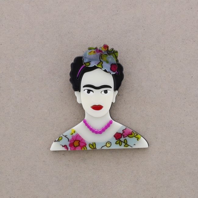 BROCHE FRIDA RESINA