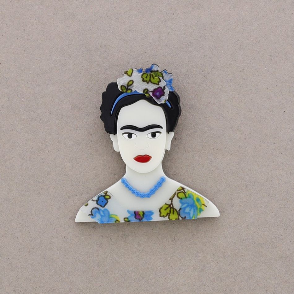 FRIDA RESIN BROOCH