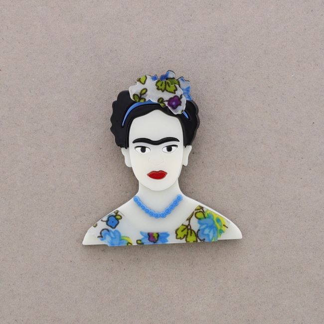BROCHE FRIDA RESINA