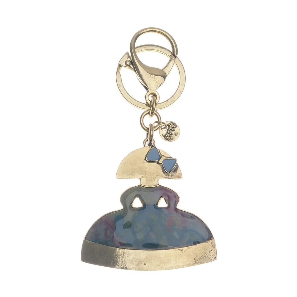 LLAVERO MENINA METAL ESMALTE