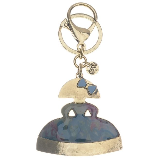 MENINA METAL ENAMEL KEYCHAIN