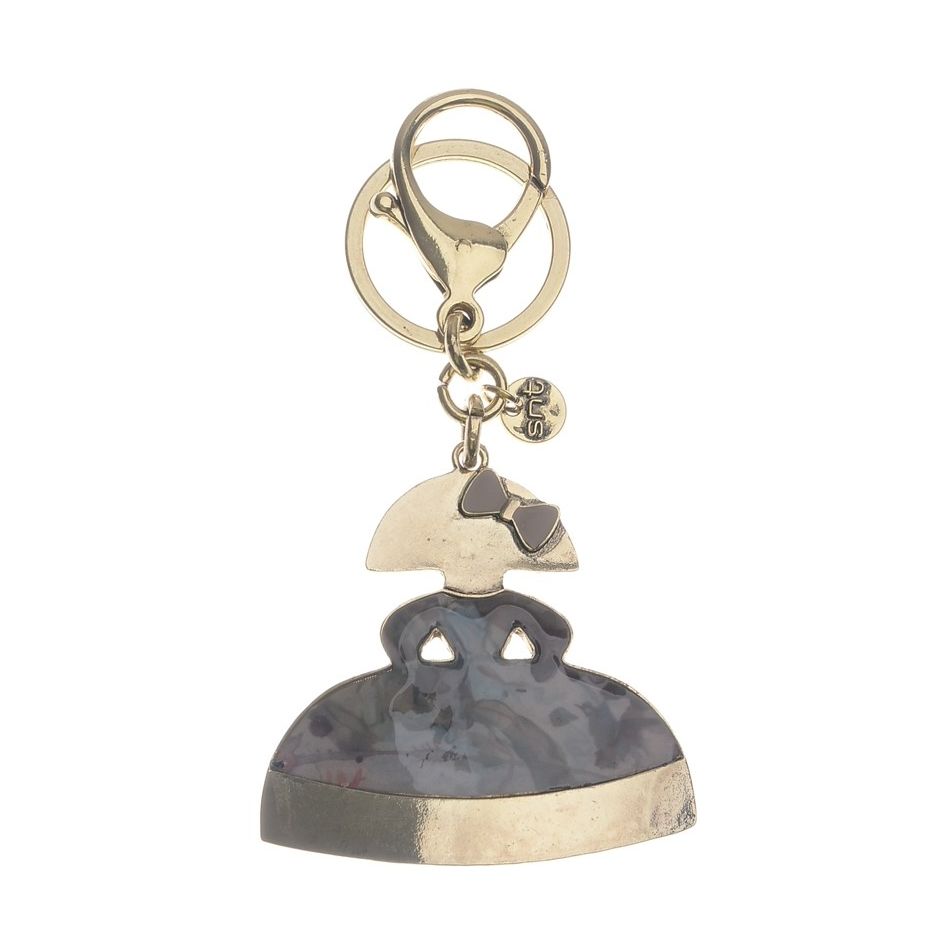 LLAVERO MENINA METAL ESMALTE