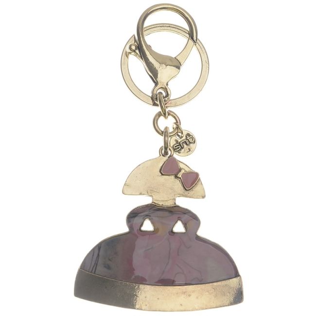 LLAVERO MENINA METAL ESMALTE