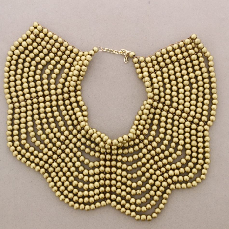COLLAR BABERO BOLAS MADERA