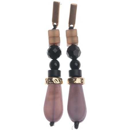 RESIN BEADS EARRINGS