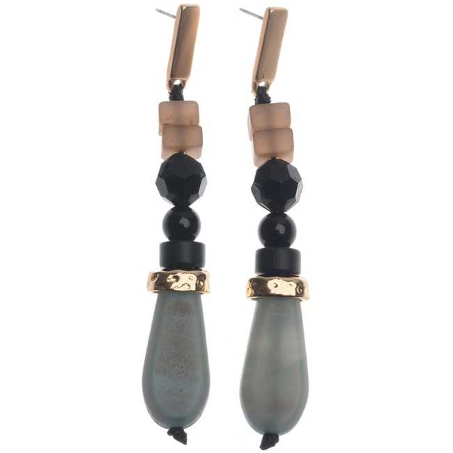 RESIN BEADS EARRINGS