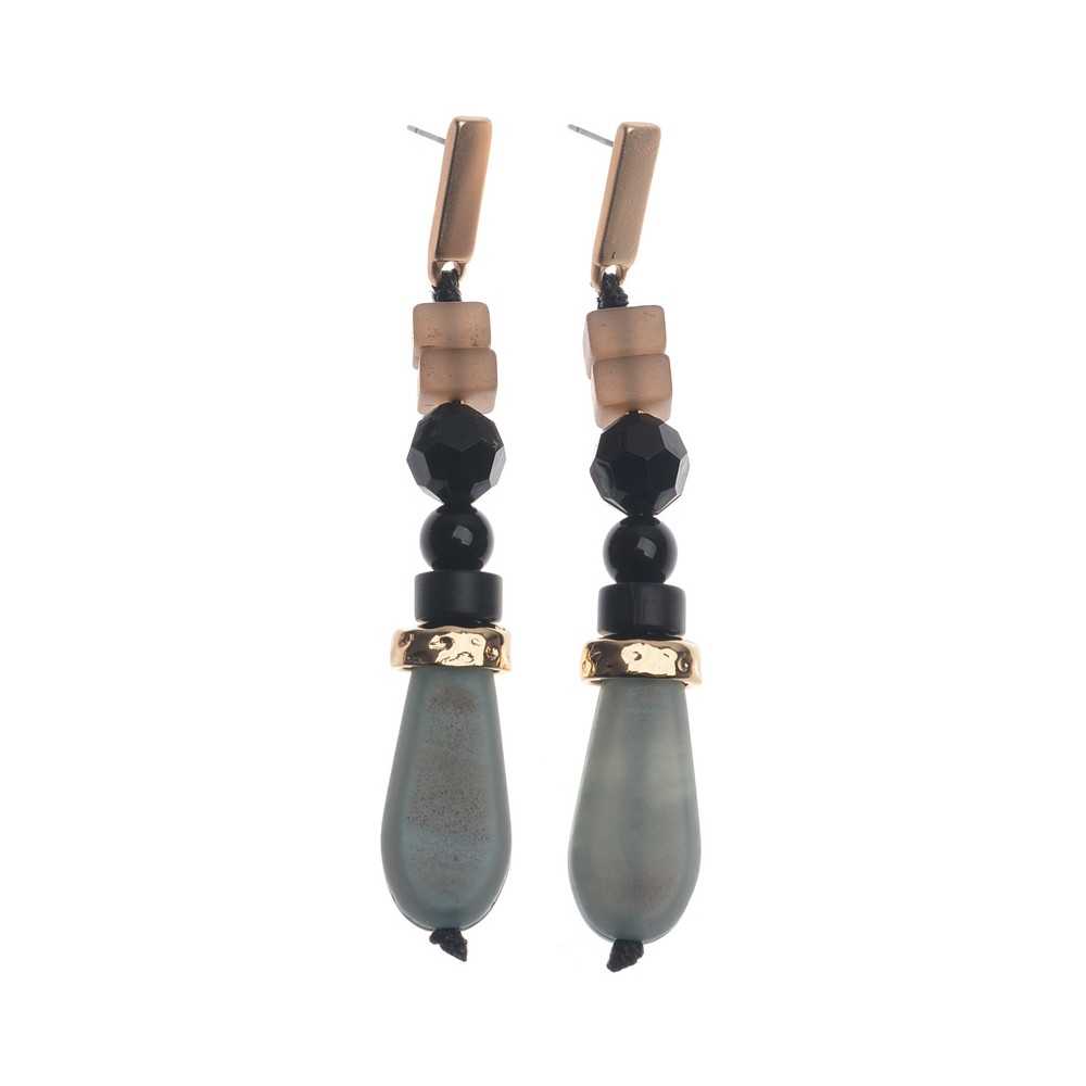 RESIN BEADS EARRINGS