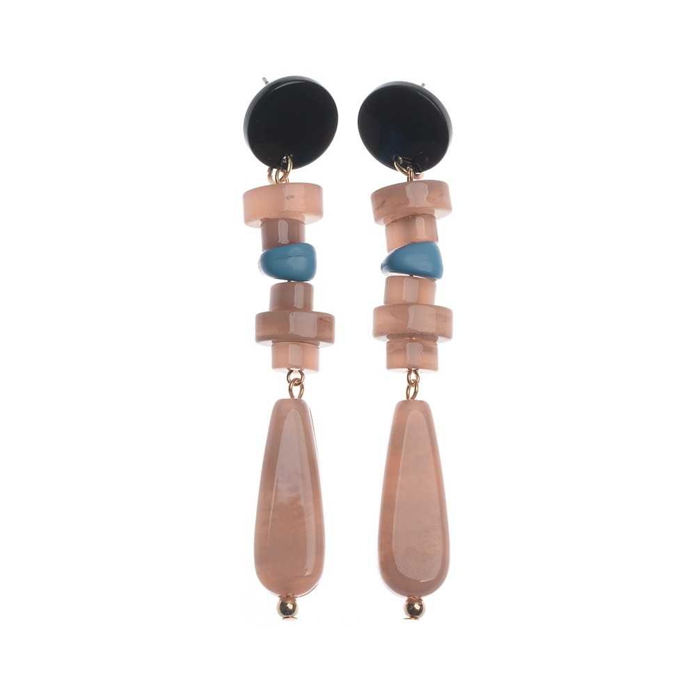 RESIN BEADS EARRINGS