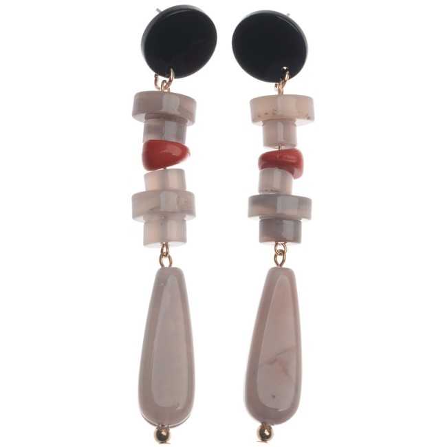 RESIN BEADS EARRINGS