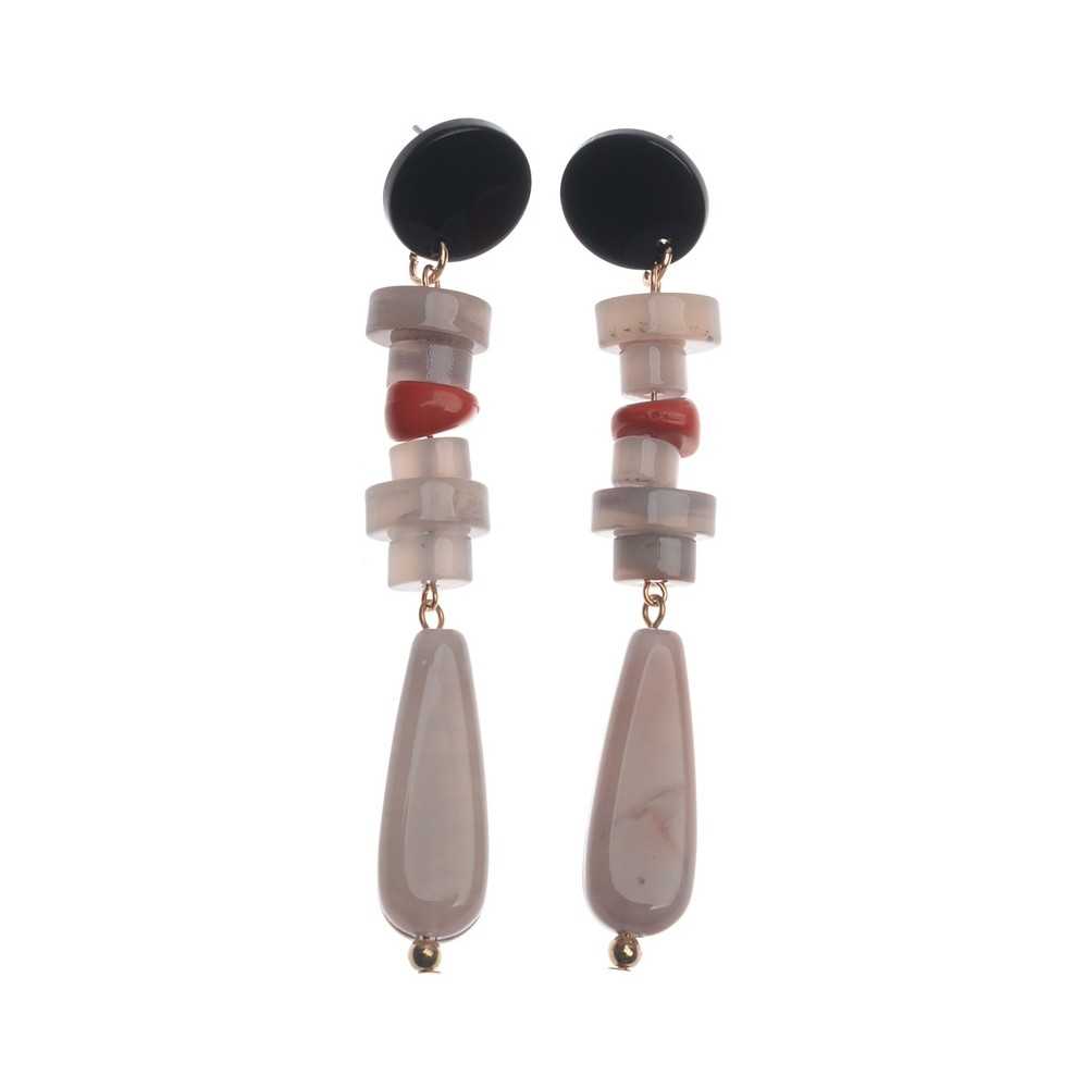 RESIN BEADS EARRINGS