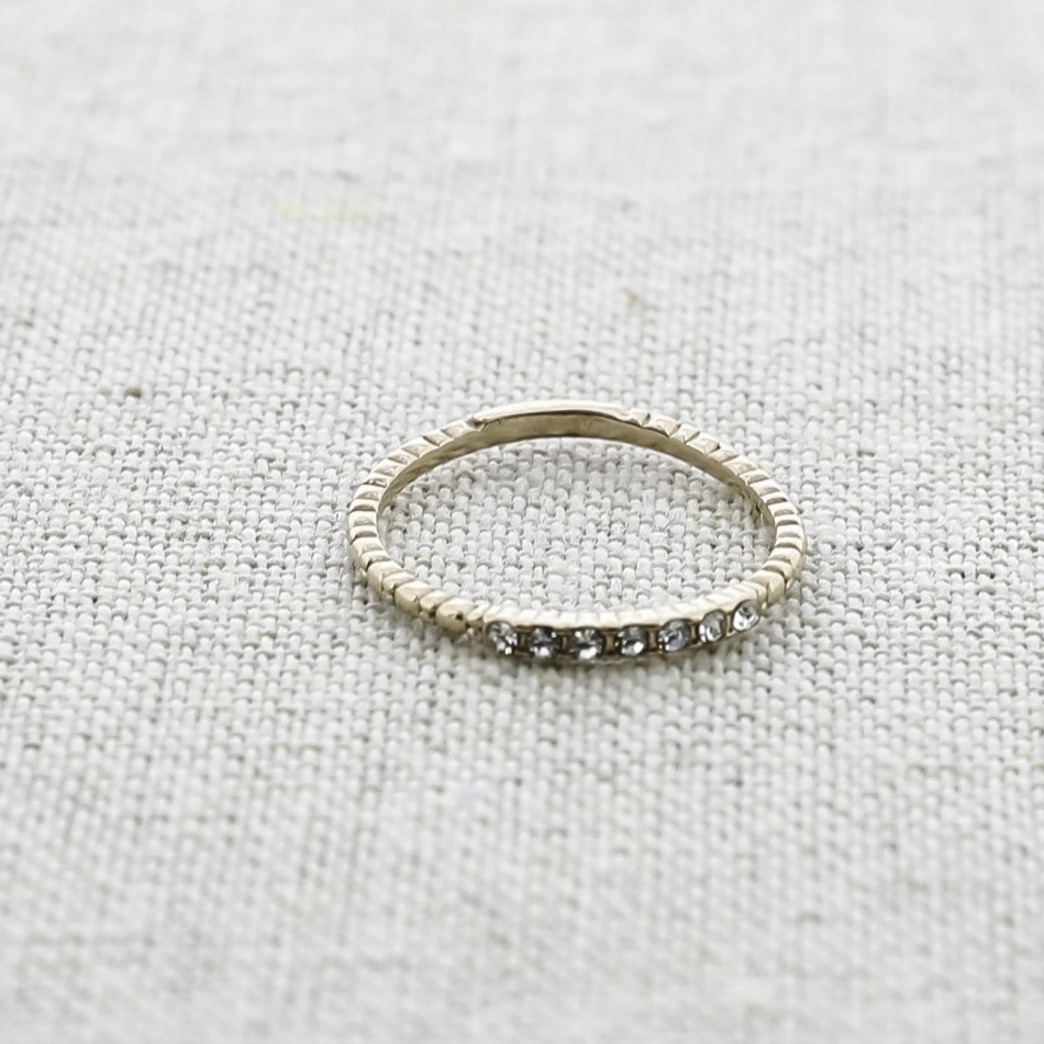 ANILLO ACERO CIRCONITAS
