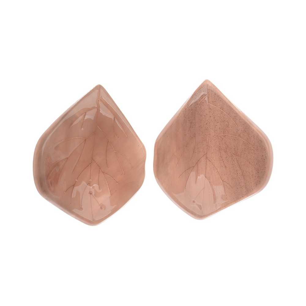 RESIN LEAF EARRINGS