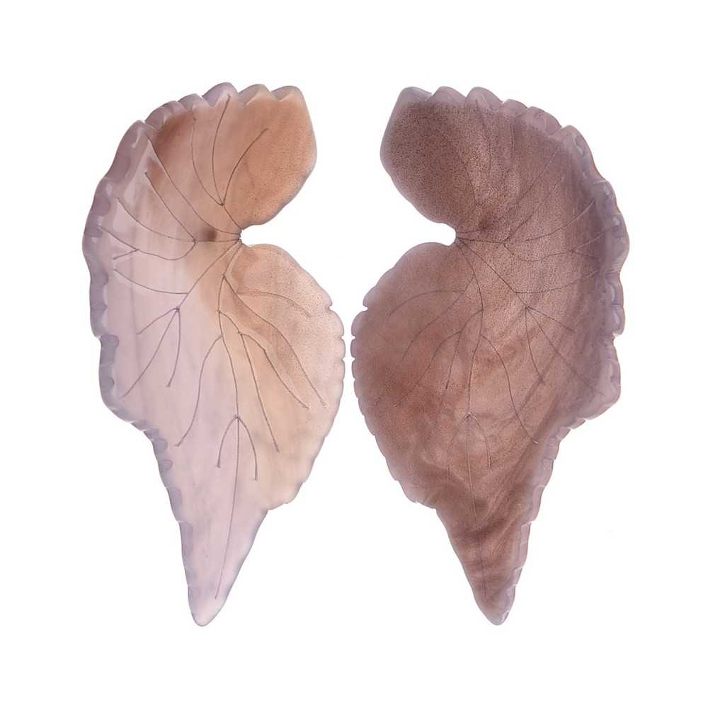 RESIN LEAF EARRINGS