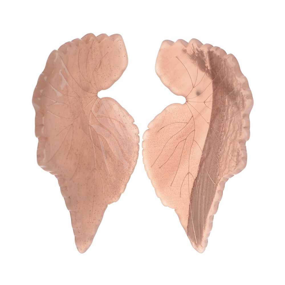 RESIN LEAF EARRINGS