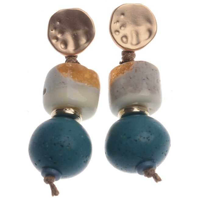 RESIN BEADS EARRINGS