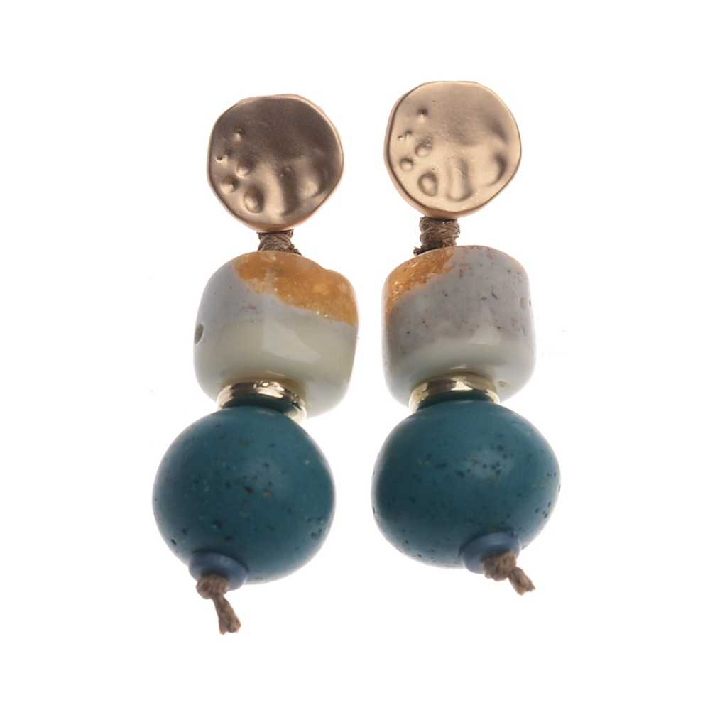 RESIN BEADS EARRINGS