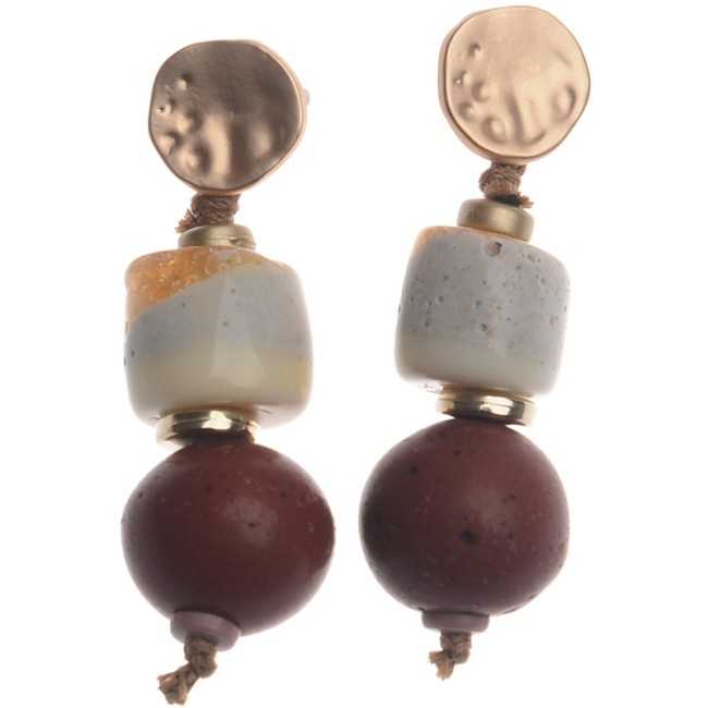 RESIN BEADS EARRINGS