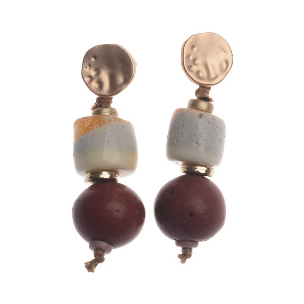 RESIN BEADS EARRINGS