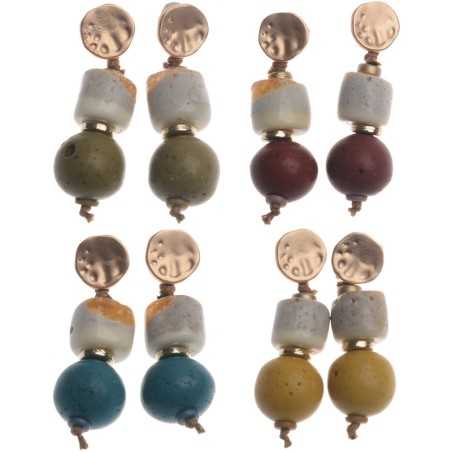 RESIN BEADS EARRINGS