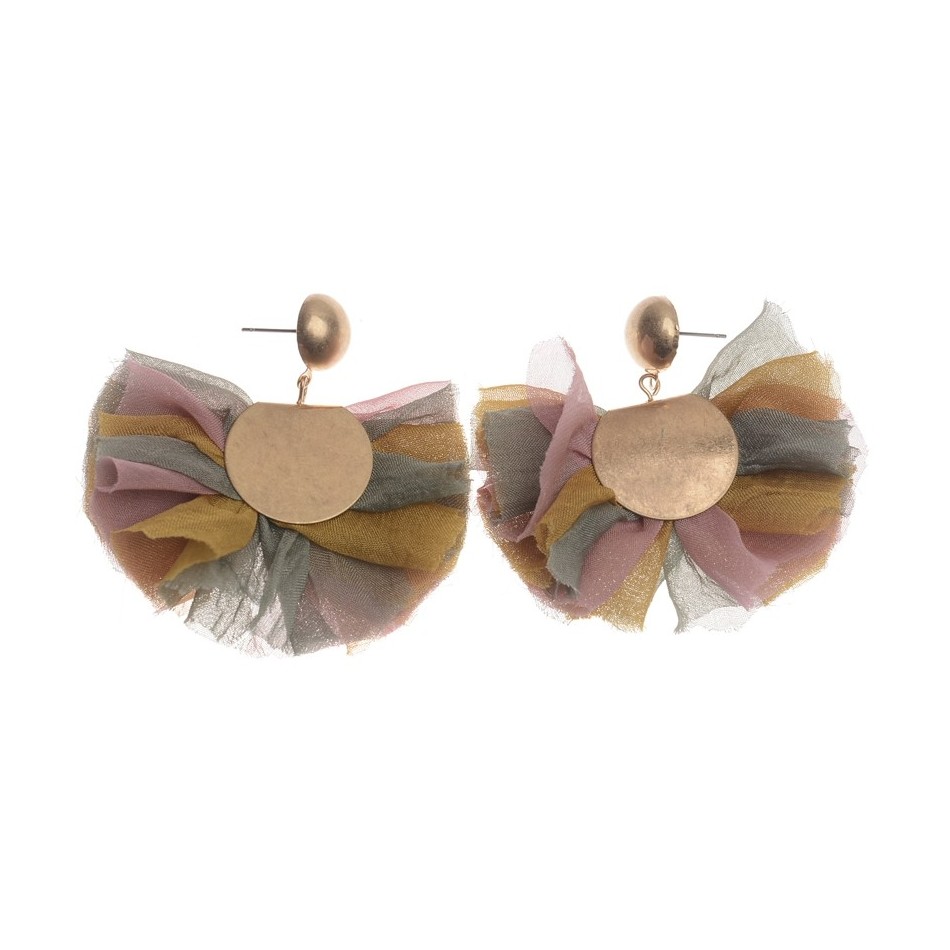 FLOWER PENDANT EARRINGS