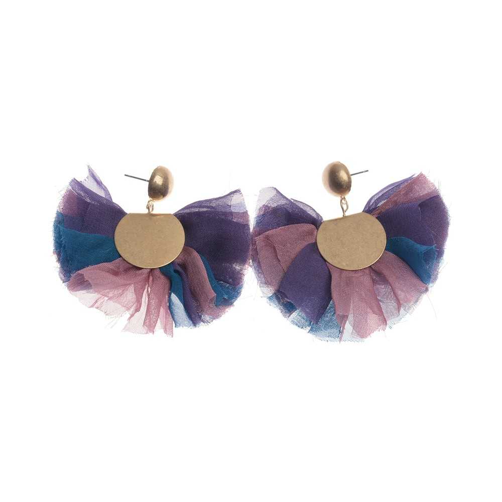 FLOWER PENDANT EARRINGS