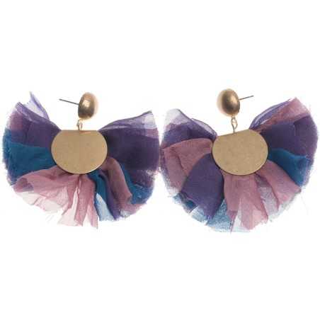 FLOWER PENDANT EARRINGS