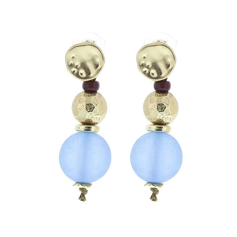 RESIN BEADS EARRINGS