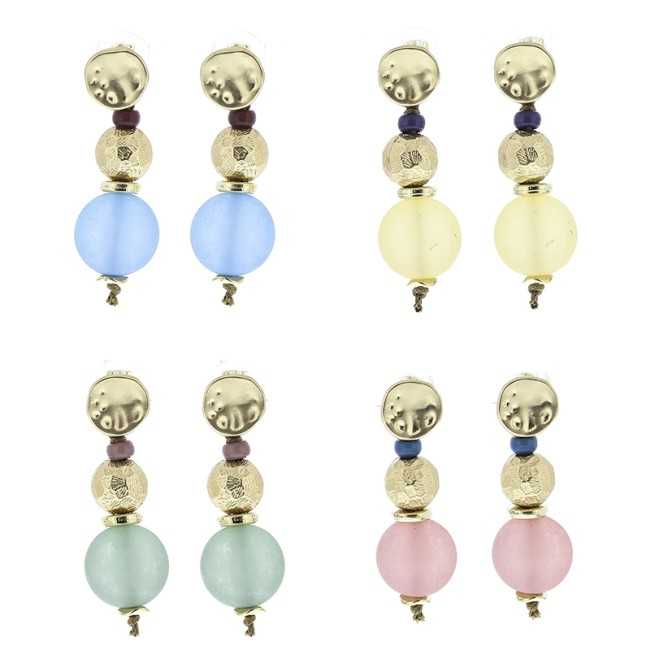 RESIN BEADS EARRINGS