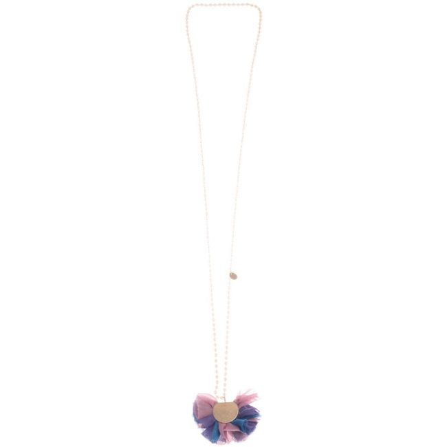 COLLAR LARGO COLGANTE FLOR