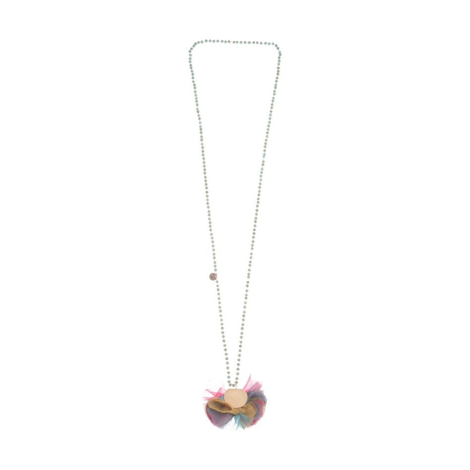 COLLAR LARGO COLGANTE FLOR