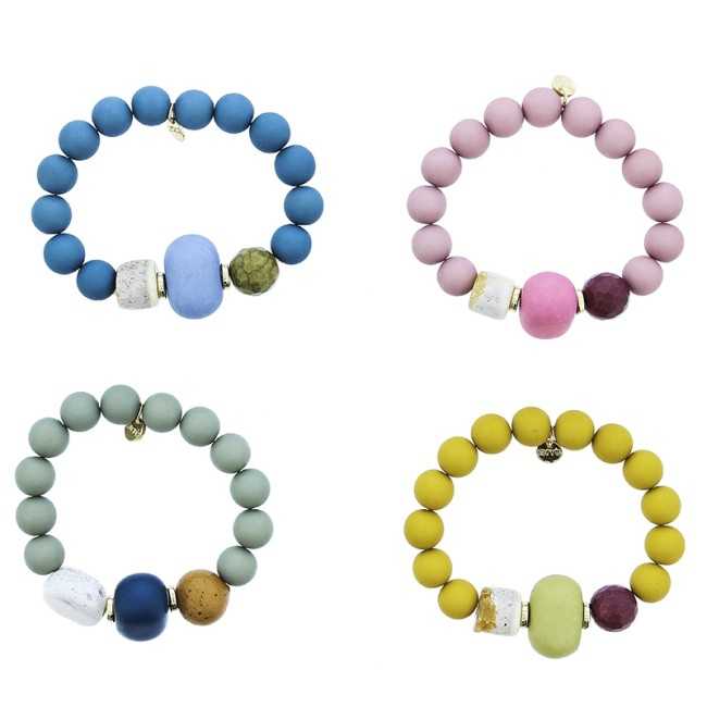 RESIN BEADS BRACELET